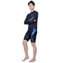 Black/Blue - Arena - Men's 42cm Jammers