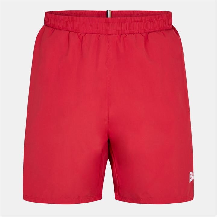 Boss Men' Red Dolphin Swim Shorts in Size S, Sports Direct