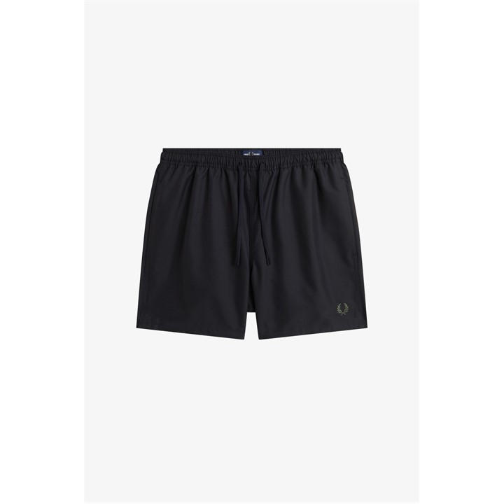 Fred Perry Men' Black Swim Shorts in Size S, Sports Direct