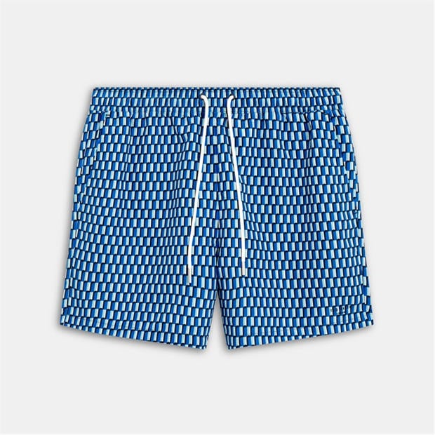 Brt-Blue - Ted Baker - Ted Baker Printed Swim Short