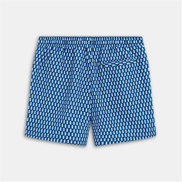 Brt-Blue - Ted Baker - Ted Baker Printed Swim Short