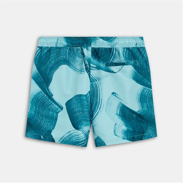 Turquoise - Ted Baker - Ted Baker Printed Swim Short
