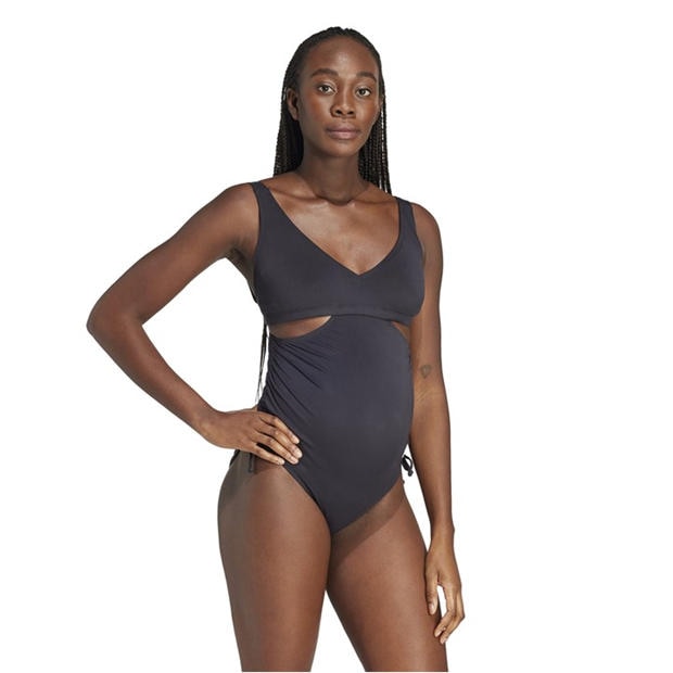 Black - adidas - Maternity Swmsw One Piece Swimsuit Womens