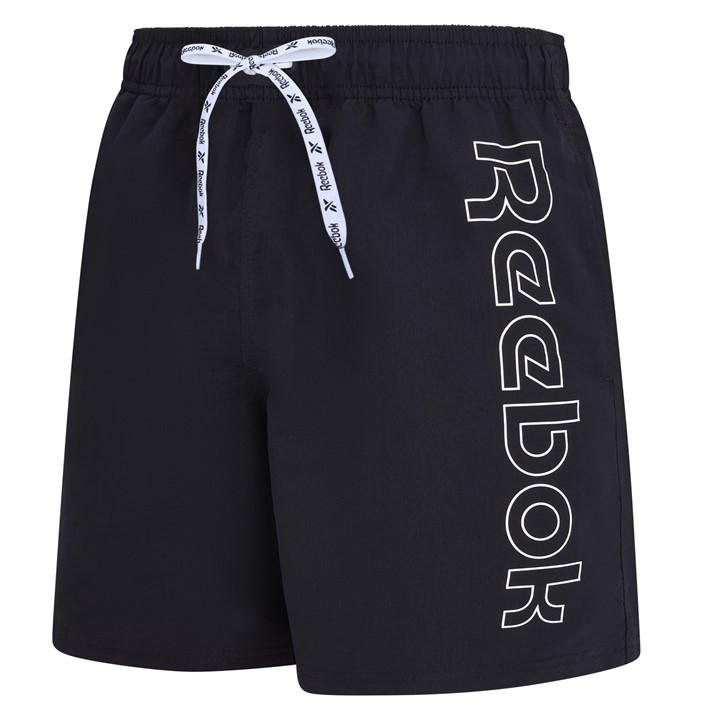 Reebok Men' Black Swim Short Abbott in Size S, Sports Direct
