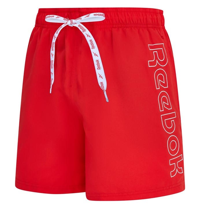 Reebok Men' Red Swim Short Abbott in Size S, Sports Direct