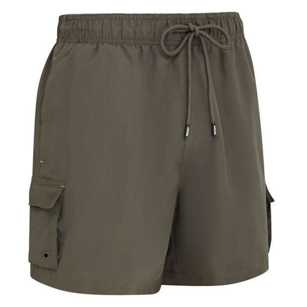 Olive - DKNY - Mens Swim Shorts Goza
