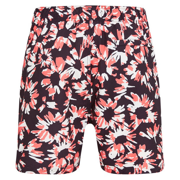 Black/Mlt Print - DKNY - Mens Swim Shorts Similan