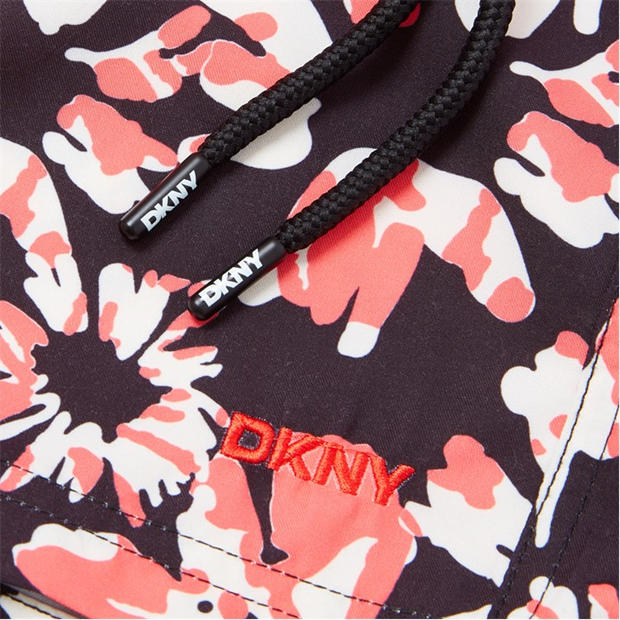 Black/Mlt Print - DKNY - Mens Swim Shorts Similan
