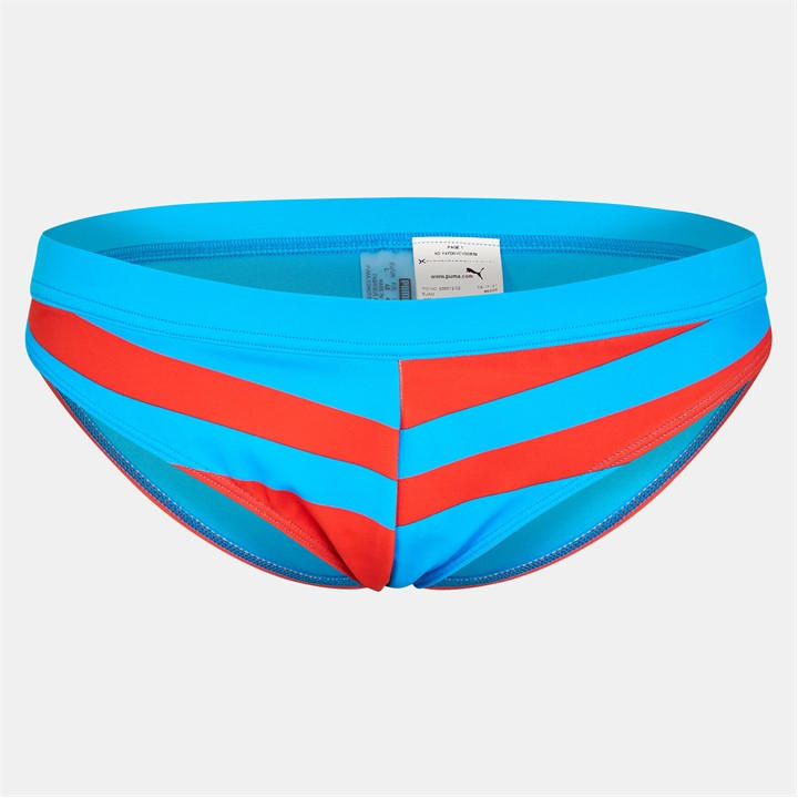 Puma Women's Blue Heritage Brazilian Bikini Bottom in Size 14, Sports Direct