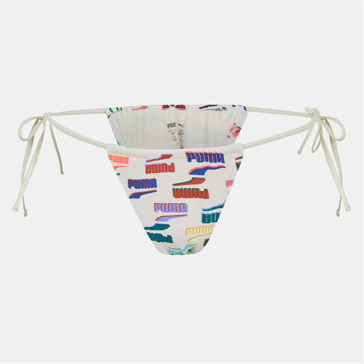 Puma Women's White String Tanga Bikini Bottom in Size 14, Sports Direct