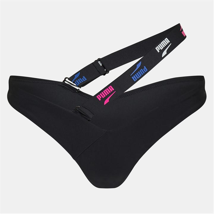 Puma Women's Black Swim V Brief Bikini Bottom in Size 12, Sports Direct