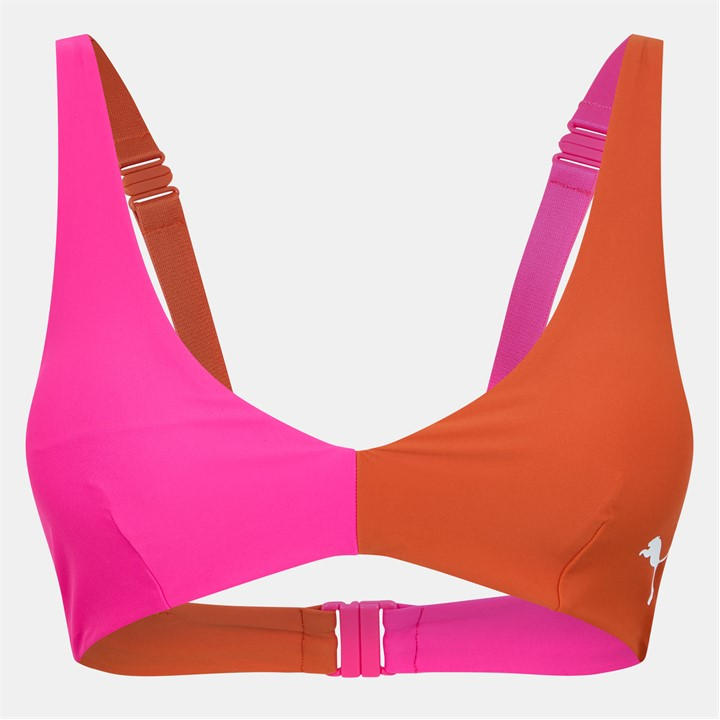 Puma Women's  Plunge Bikini in Size 10, Sports Direct