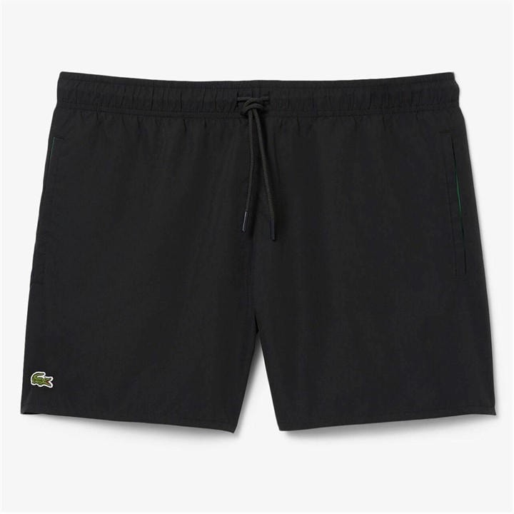 Lacoste Men's Black Taff Swim Shorts in Size XL, Sports Direct