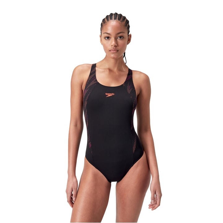 Speedo Women's Black One Piece Swimsuit in Size 10, Sports Direct