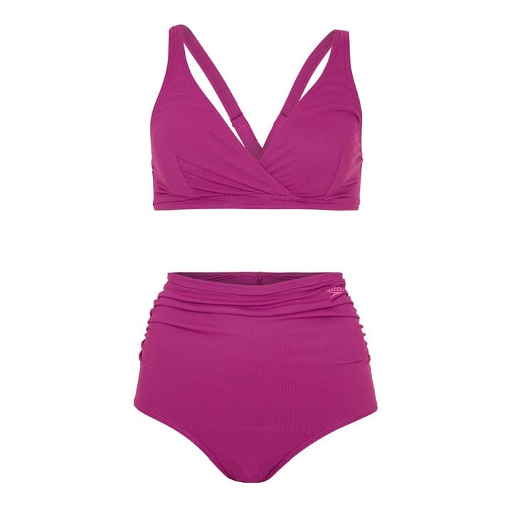 Speedo Women's Purple Maternity Two Piece Swimsuit in Size 8, Sports Direct