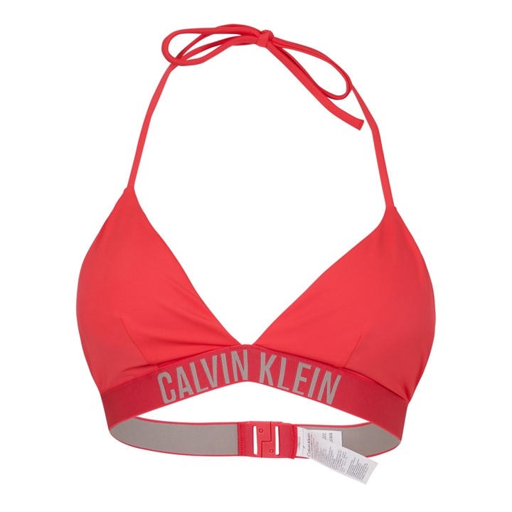Calvin Klein Women's Pink Triangle Bikini Top in Size 14, Sports Direct