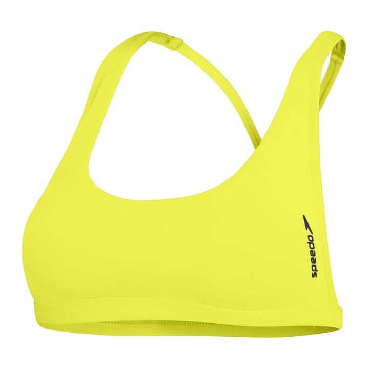 Speedo Women's Green Neck Bikini Top in Size 16, Sports Direct