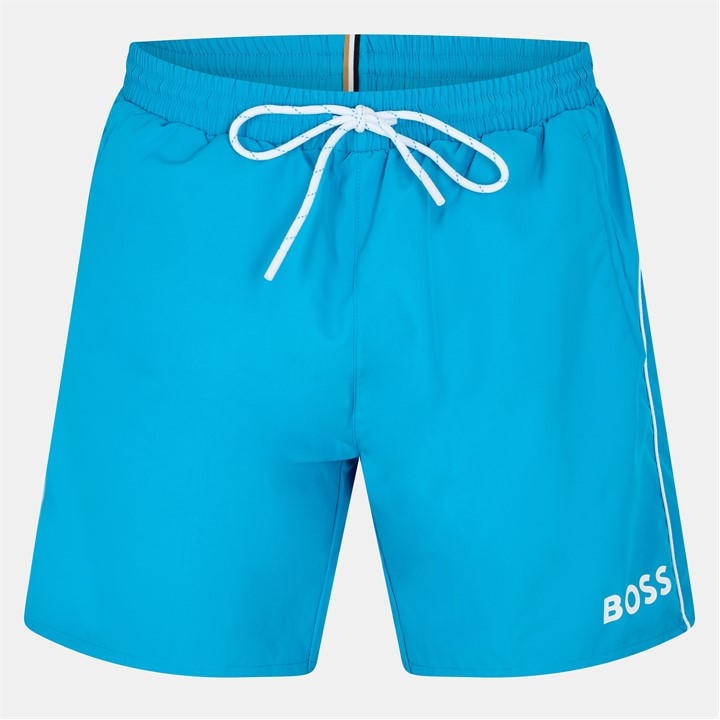 Boss Men's Blue Bodywear Starfish Swim Shorts - Breathable Mesh in Size 2XL, Sports Direct
