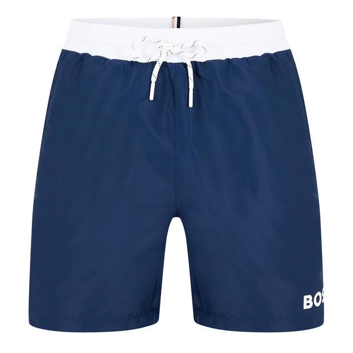 Boss Men's Blue Bodywear Starfish Swim Shorts - Breathable Mesh in Size XS, Sports Direct