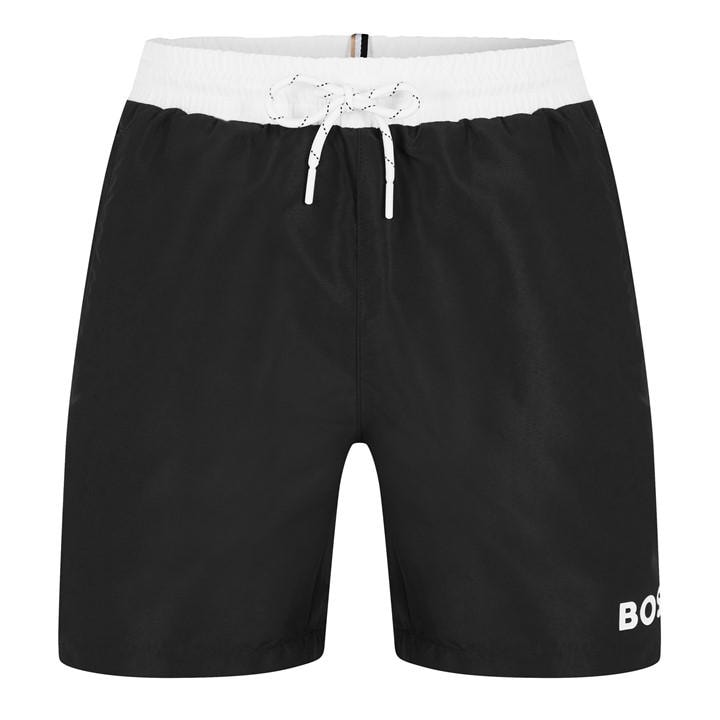 Boss Men's Black Bodywear Starfish Swim Shorts - Breathable Mesh in Size 4XL, Sports Direct