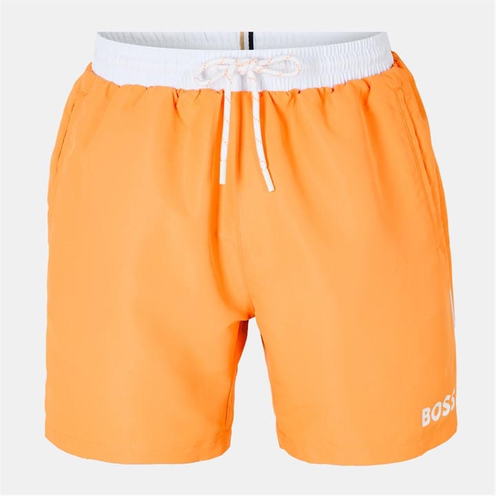 Boss Men's Orange Bodywear Starfish Swim Shorts - Breathable Mesh in Size XL, Sports Direct