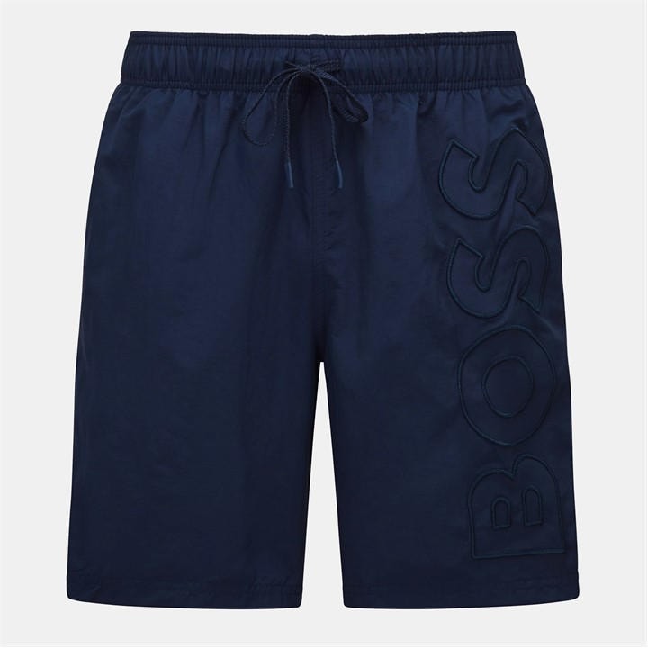 Boss Men's Blue Bodywear Whale Swim Shorts, Chlorine-Resistant in Size 2XL, Sports Direct