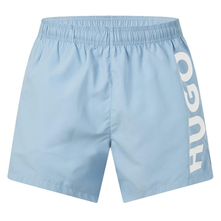 Hugo Men's Blue Boss Abas Swim Shorts in Size L, Sports Direct