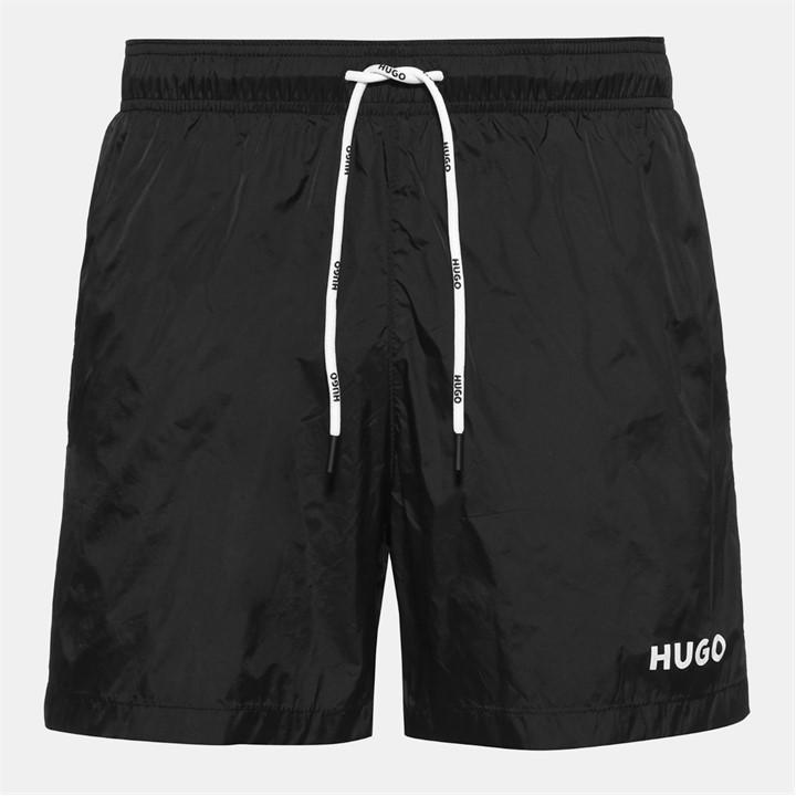 Hugo Men's Black Haiti Quick Drying Swim Shorts in Size 2XL, Sports Direct