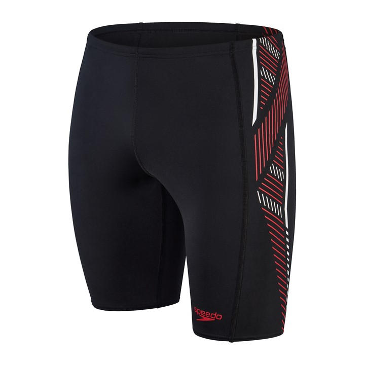 Speedo Men's Black Tech Panel Jam Swim Shorts in Size 26, Sports Direct