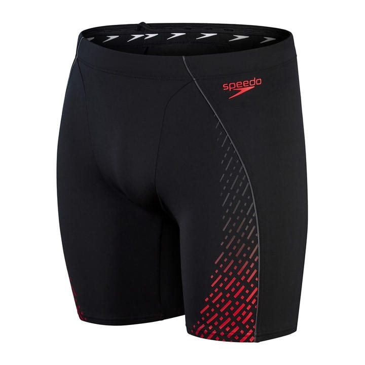 Speedo Men's Black Mid Jam Swim Shorts in Size 26, Sports Direct
