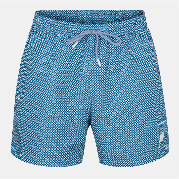 Boss Men's Blue Vibe Quick Drying Mesh Lined Swim Shorts in Size 2XL, Sports Direct