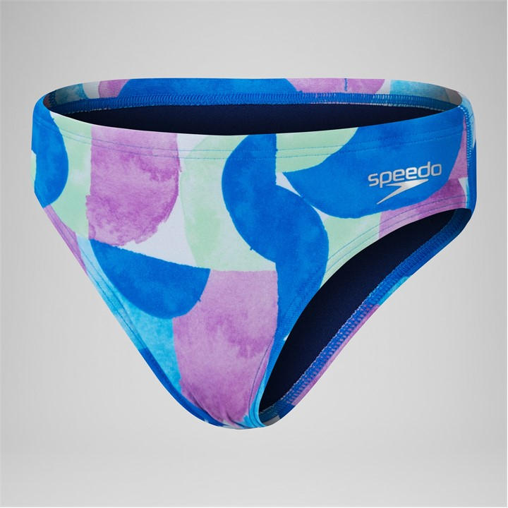 Speedo Boys Blue Kids' Alov Digi Bf Swimming Trunks in Size 13 - 14 Years, Sports Direct