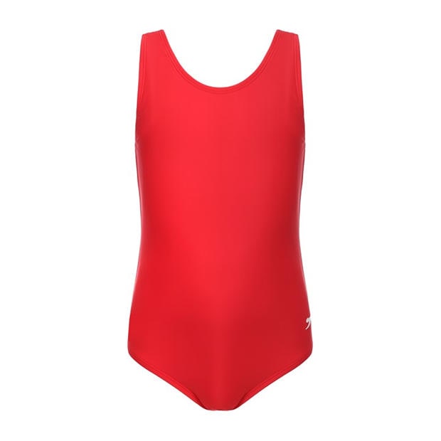 Red - Slazenger - LYCRA® XTRA LIFE™ Swimsuit Junior Girls