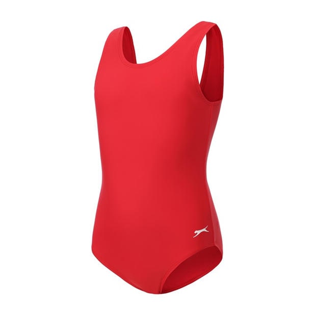 Red - Slazenger - LYCRA® XTRA LIFE™ Swimsuit Junior Girls