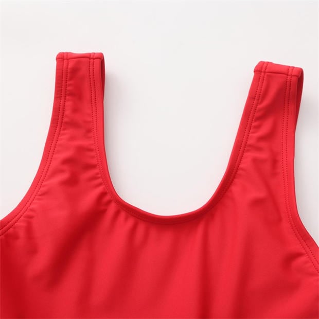 Red - Slazenger - LYCRA® XTRA LIFE™ Swimsuit Junior Girls