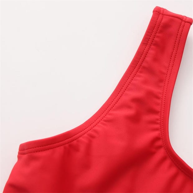 Red - Slazenger - LYCRA® XTRA LIFE™ Swimsuit Junior Girls