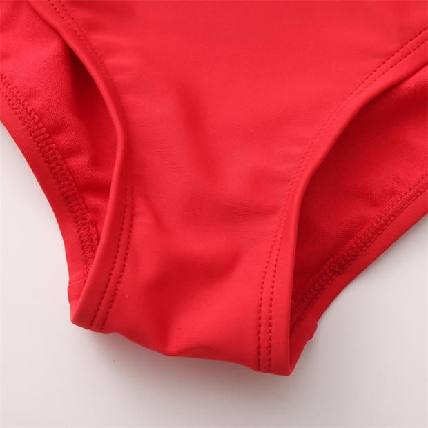 Red - Slazenger - LYCRA® XTRA LIFE™ Swimsuit Junior Girls