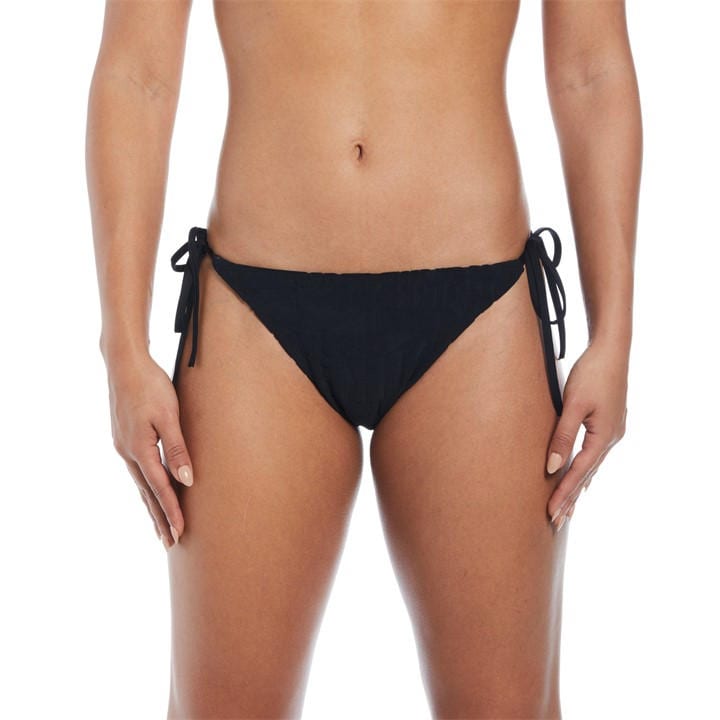 Nike Women's Black Retro Flow Tie String Bikini Bottom in Size 8, Sports Direct