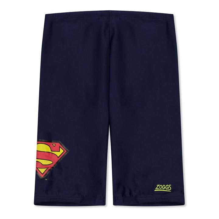 Zoggs  Kids Black Superman Jammer  in Size 11 - 12 Years, Sports Direct