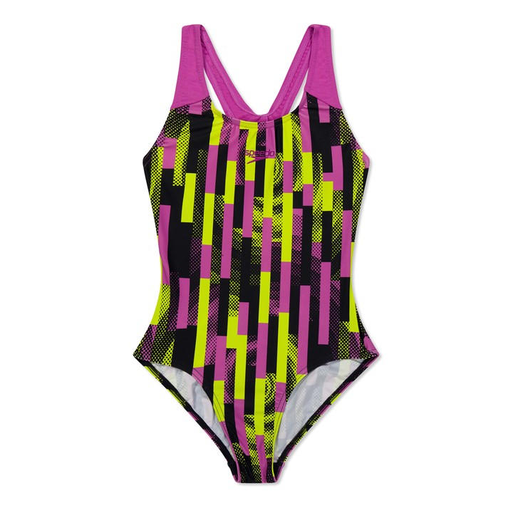 Speedo Girls Black Kids' One Piece Swimsuit in Size L, Sports Direct
