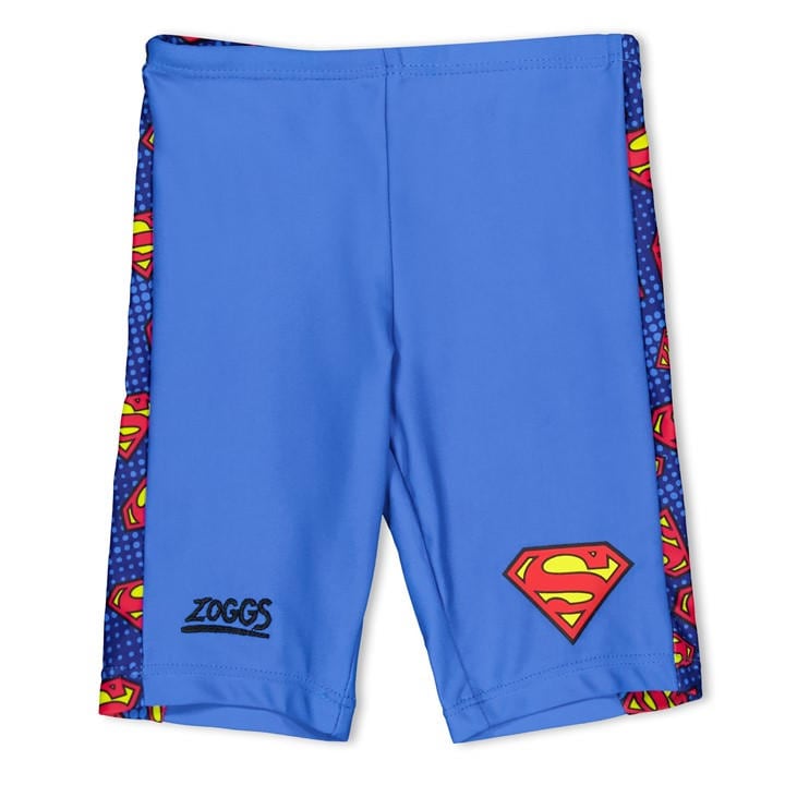 Zoggs  Kids Blue Superman Pogo Mini Jammer  in Size 3 - 4 Years, Sports Direct