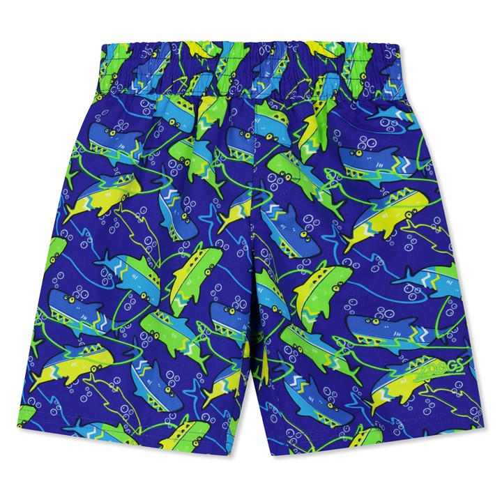 Zoggs  Kids Blue Sharky Watershorts  in Size 2 - 3 Years, Sports Direct