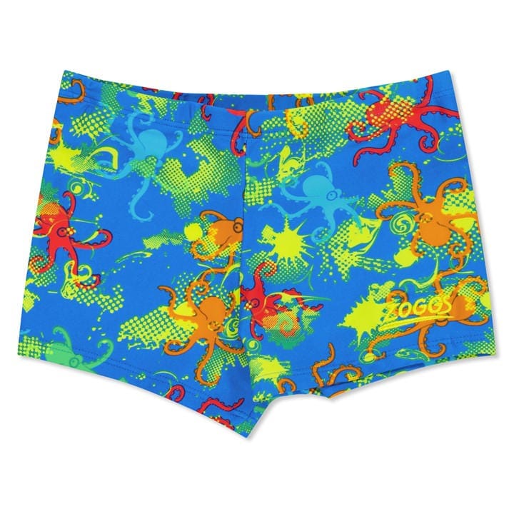 Zoggs  Kids Blue Octopus Fever Hip Racer  in Size 2 - 3 Years, Sports Direct