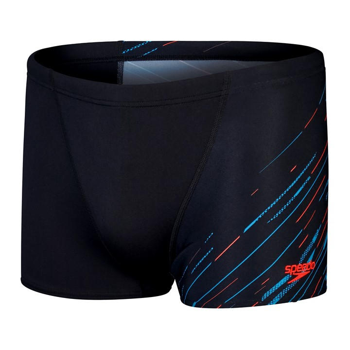 Speedo Men's Black Hyperboom V Cut Swim Shorts in Size 28, Sports Direct