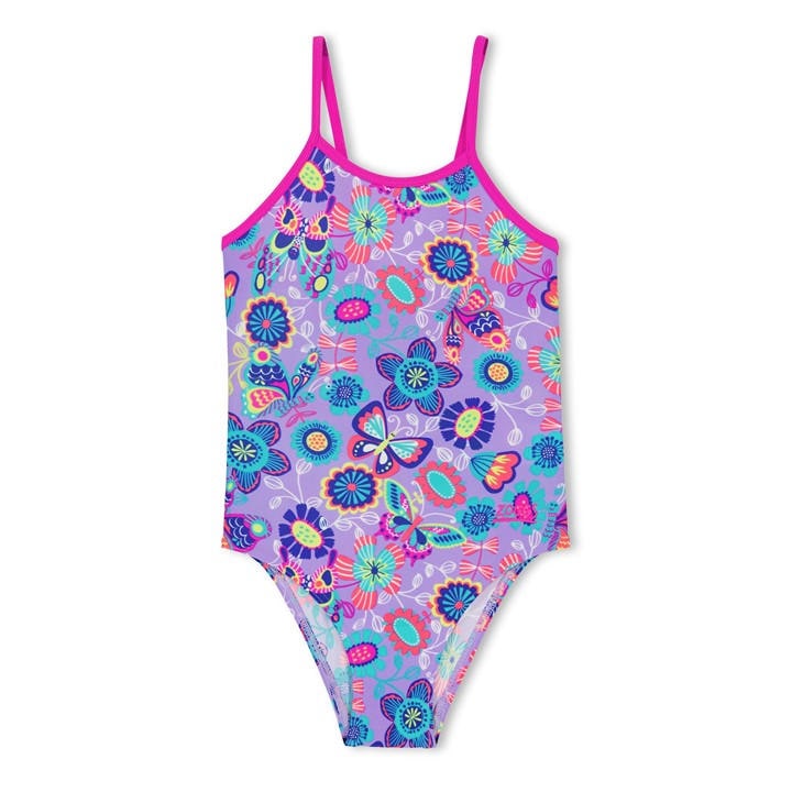 Zoggs  Kids  Wild Yaroomba Floral  in Size 2 - 3 Years, Sports Direct