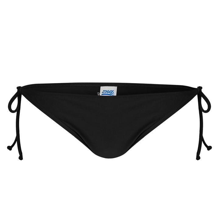 Zoggs Women's Black Siena Tie Side Brief in Size 12, Sports Direct