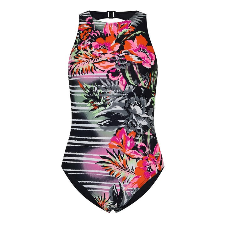 Zoggs Women's  Latino Love Hi Front in Size 8, Sports Direct
