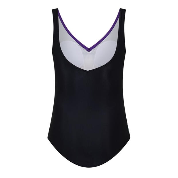 Black - Zoggs - Bloomsbury Wrap Front Womens