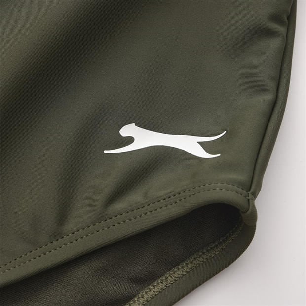 Khaki - Slazenger - LYCRA® XTRA LIFE™ Racer Back Swimsuit Girls