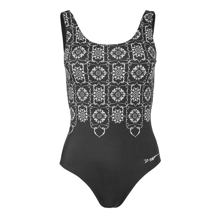 Zoggs Women's Black Sacred Craft Scoopback in Size 8, Sports Direct